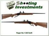 Ruger No. 1 220 Swift 26” Near New - 1 of 4