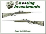 Ruger No. 1 204 Ruger Stainless 26” Near New - 1 of 4