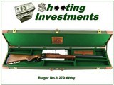 Ruger No. 1 RMEF 1 of 400 Commemorative 270 Weatherby Mag NIB - 1 of 4