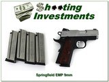 Springfield Armory EMP 9mm 3” with 5 magazines!