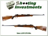 Sako L61R Finnbear 270 Win Rifle W Rare Factory Sights - 1 of 4