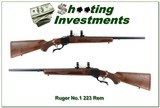 Ruger No.1 Varmint Red Pad 223 Rem Exc Cond! - 1 of 4