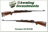 Remington 700 BDL Custom Deluxe LH in 300 RUM looks unfired! - 1 of 4