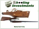 Merkel SXS 147E 16 GA Shotgun 28”