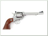 Ruger Single Six Stainless Convertible 22 LR and 22 Mag 6.5” Revolver - 2 of 4