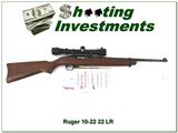 Ruger 10-22 22 LR Pre-Warning 4X scope! - 1 of 4