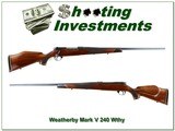 Weatherby Mark V 240 Wby Mag Rare German 26” made in 1962 - 1 of 4