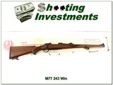 Ruger M77 RSI 243 Win Mannlicher 18” NIB Rare - 1 of 4