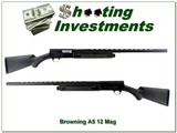 Browning A5 Magnum 12 GA Stalker 28” Invector Plus Rare - 1 of 4