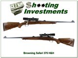 Browning Safari 375 H&H Belgium 24
1973 W Leupold VX III 1.5 5