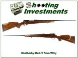 Weatherby Mark V Deluxe 7mm Wby Mag 26” Japan Rifle - 1 of 4