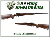 Rare Browning A Bolt 22-250 Rem Hunter 22” - 1 of 4