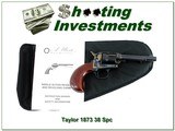A. Uberti Taylor 1873 S.A. Cattleman 4.75” 38 Colt & S&W - 1 of 4
