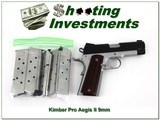 Kimber Pro Aegis II 9mm Custom Shop 4” 6 Magazines - 1 of 4