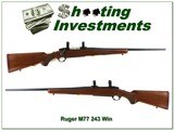 Ruger M77 Red Pad Tang Safety in 243 Win! - 1 of 4