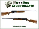 Browning A5 Magnum 20 Ga Belgium 1972 28” VR Excellent - 1 of 4