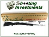 Weatherby Mark V Stainless Fibermark 257 Wthy unfired in box! - 1 of 4