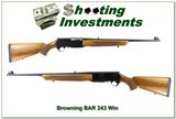 69 Belgium Browning BAR Grade II 243 Win Blond! - 1 of 4
