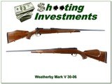 Weatherby Mark V Deluxe 30-06 9-lug 24” Exc Cond!