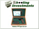 Walther PP Sport 22 LR Collector in case 3 mags - 1 of 4