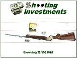 Browning B-78 RMEF 2011 426 of 450 300 H&H 26” NIB Rifle Rare
