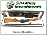 Browning A5 Belgium Sweet Sixteen ANIB 28” Mod 1964 TOP Collector