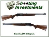 Browning BPR 22 Magnum Pump 20” Rare Rifle