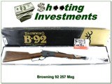 Browning Model 92 B92 357 Mag 20” Unfired NIB Rifle