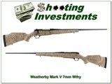 Weatherby Mark V 7mm Wby Mag Ultra Light 26”