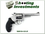 Smith & Wesson 63-4 22 LR Stainless Revolver 5” - 1 of 4
