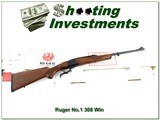 Ruger No. 1 308 Win Rifle 22” NIB - 1 of 4
