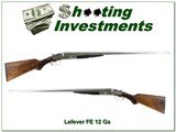 Lefever FE SXS Sidelock 12 Ga Shotgun 30” Mod