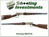 Browning Model 1886 High Grade 1 of 3000 45-70 GOVT 22”