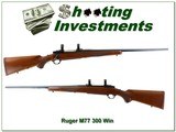 Ruger M77 Red Pad 300 Win Mag 24” Rifle w Rings