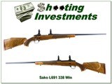 Sako L691 Deluxe 338 Win Mag 24.75” Rifle w Rings Like New XX Wood!
