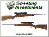Kimber Custom Classic 22 LR 22” Rifle w Leupold 2-7x33mm