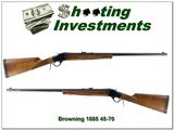 Browning 1885 45-70 Govt Rifle 28” Octagonal Barrel