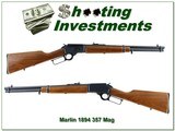 Marlin Model 1894CS 357 Mag or 38 Spl JM marked 18” Lever Rifle - 1 of 4