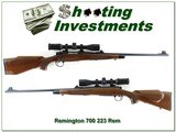 Remington 700 BDL 223 Rem Engraved 24” Rifle 1997 w Zeiss Conquest 3-9x40mm
