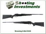 Browning A Bolt II Stalker 30-06 Rifle w BOSS 22”