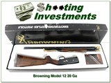 Browning Model 12 High Grade V 20 Ga 26” NIB Shotgun - 1 of 4