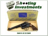 Smith & Wesson K-32 32 S&W Long 6” Revolver 1953 w Box