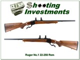 Ruger No. 1 22 250 Rem Rifle