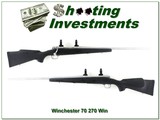 Winchester Model 70 Classic Stainless 270 Win New Haven Made 24” Rifle