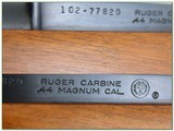 Ruger Carbine 44 Magnum 18.5” Rifle Excellent w Manual - 4 of 4