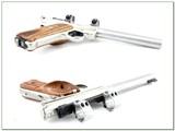 Ruger Mark II Target Stainless Walnut 22 LR 2 Mags exc cond! - 3 of 4