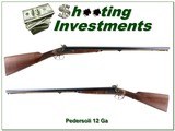 Pedersoli DBL SXS Black Powder 12 Ga Shotgun 28.5” w Tubes