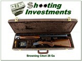 Browning Citori 28 Ga w Briley Tubes and Browning Case 28” Shotgun - 1 of 4