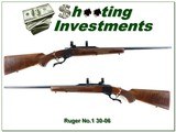 Ruger No. 1 B 30-06 Red Pad Pre Warning 26” Rifle 1977 - 1 of 4
