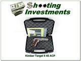 Kimber Stainless Target II 1911 45 ACP 5” In Case